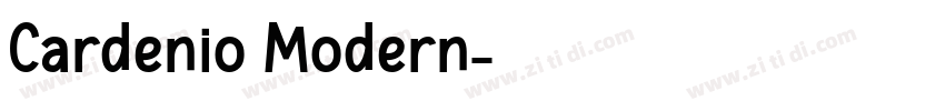 Cardenio Modern字体转换